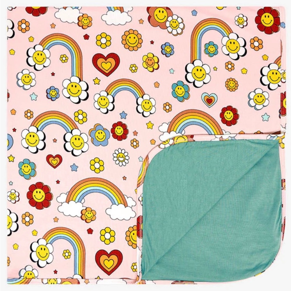 Posh Peanut Groovy Rainbow & Happy Fall Teal Patoo